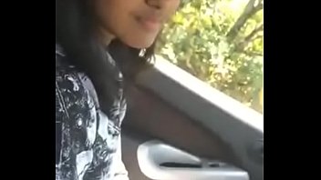 Girlfriend sucking big cock in car