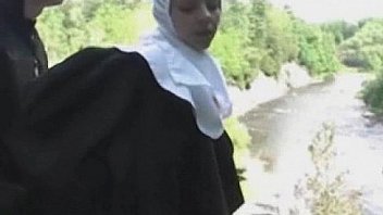 Slutty Nun Anal Fucked Outside