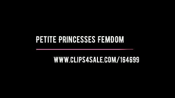Female Domination POV - Two Young Princesses Order You to Kiss Their Butts in Nylon (Preview)