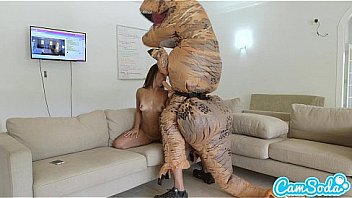 TREX Fucks and eats latina vagina! WTF