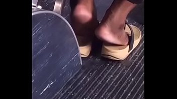 Black Milf Feet On Public Transit Bus