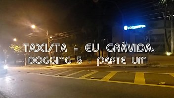 Cristina Almeida, grávida, brincando com taxista dotado na frente do corno do marido que filma toda brincadeira - Dogging 5 | Parte 1/2