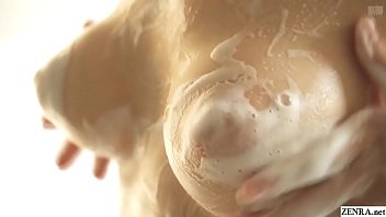 Adorable JAV star Mitsuha Kikukawa softcore solo bathing turns into something naughty as she gives you a virtual handjob via clear dildo shot in POV