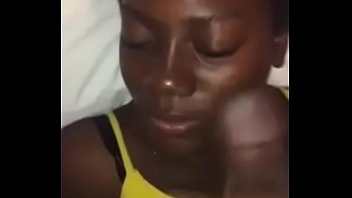 Thot receiving her first black facial