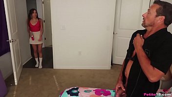 Dani plays with herself and her Uncle overheard her moaning so he goes to the bedroom and starts sniffing her panties, only to get busted. Dani Blu lets him fuck her instead. A win win.