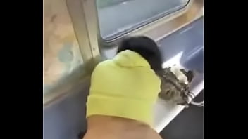NYC thot fucked on train