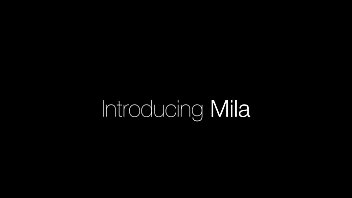 Insatiable Mila K. is slowly taking off her sexy lingerie