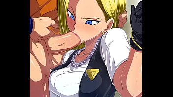 Dragon ball android 18 blowjob