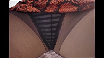 Amazing upskirt in pantyhose & thong