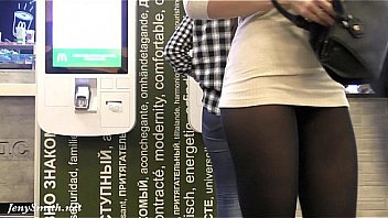 Jeny Smith spy cam public up skirt pantyhose fetish