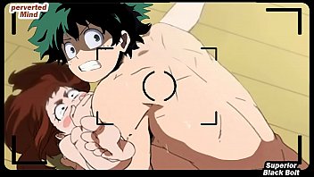 Midoriya fucks Uraraka (Boku no hero Academia HENTAI)