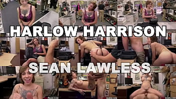 Sean Lawless Fucks Tattooed Customer With Big Tits, The One And Only Harlow Harrison (Commentary Video)