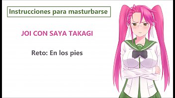 Juego para masturbarse con Saya Takagi, JOI voz española.