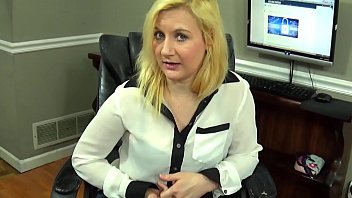 Fifi Foxx sucks boss's cock in his office