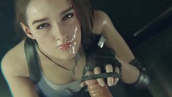 Jill Valentine sexy dick sucker