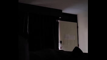 Housekeeper taking a quick peek (short video)