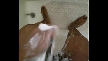 BBC wet soapy shower jerk